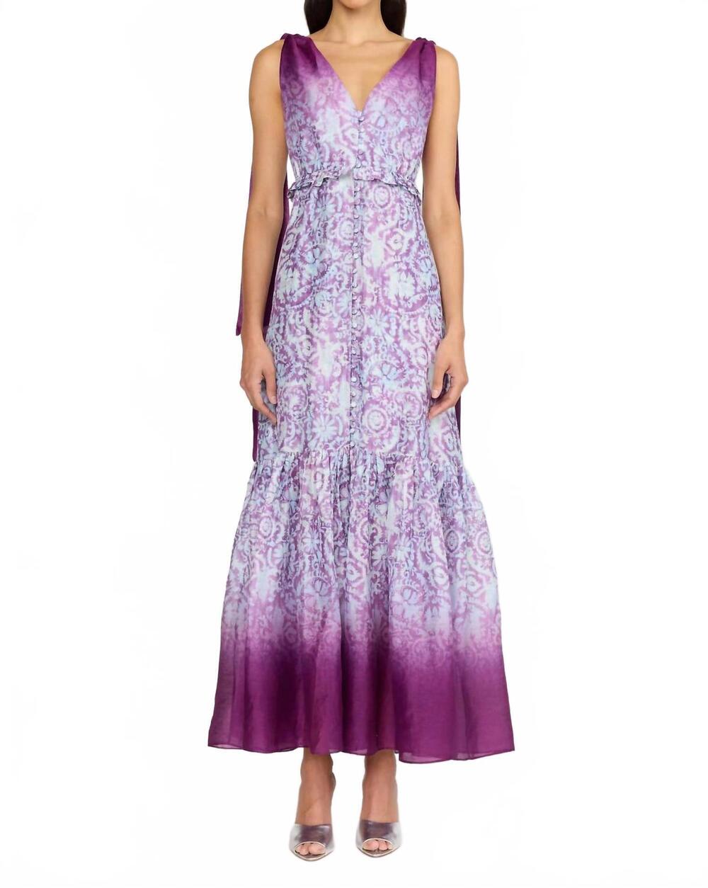 NEW CHRISTY LYNN misha dress in amethyst dark
